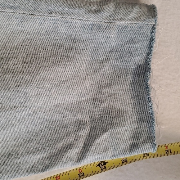 GRLFRND Karolina High-Rise Straight Distressed Jeans Sz 32W - Picture 11 of 15